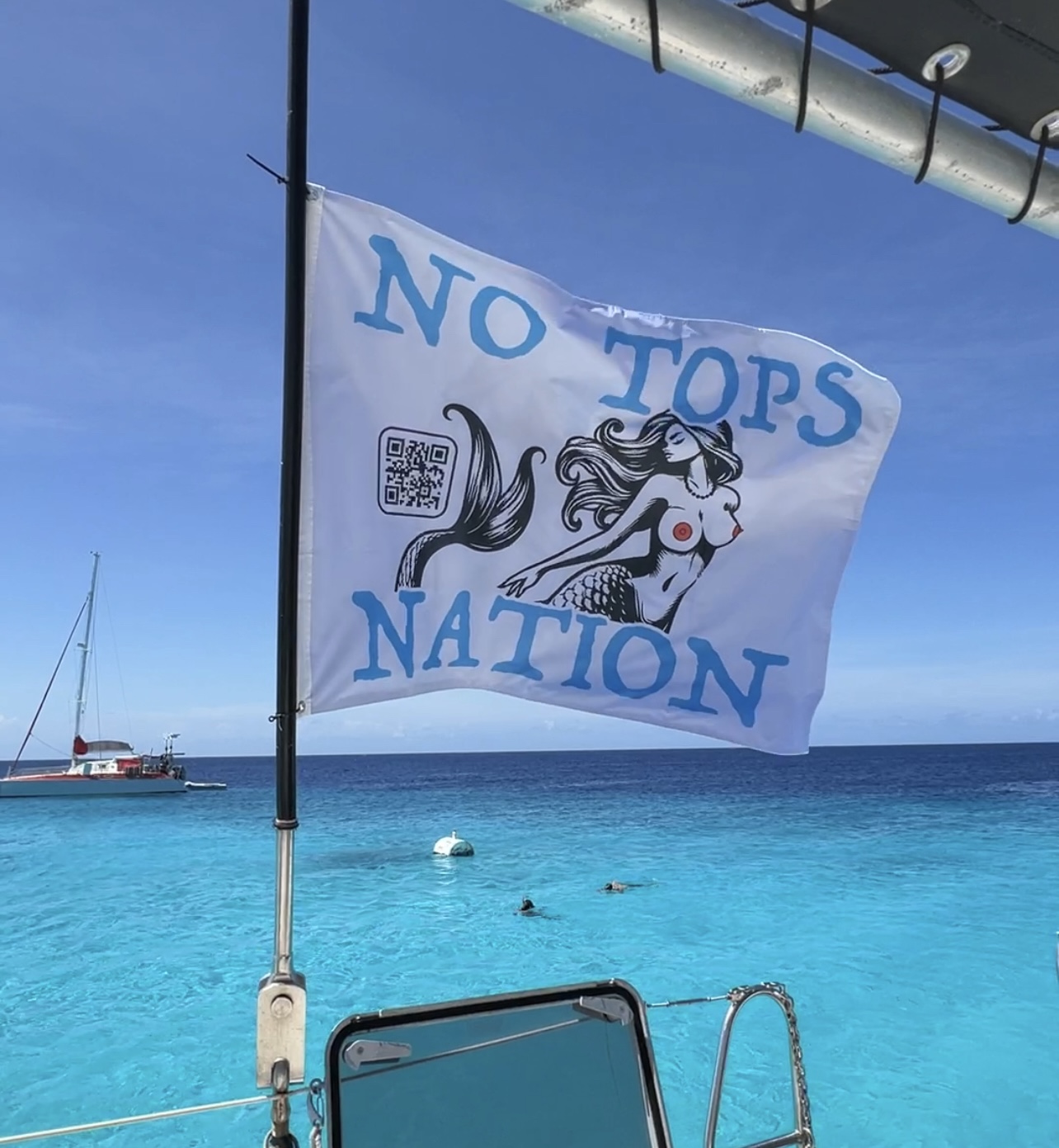 No Tops Nation Boat Flag