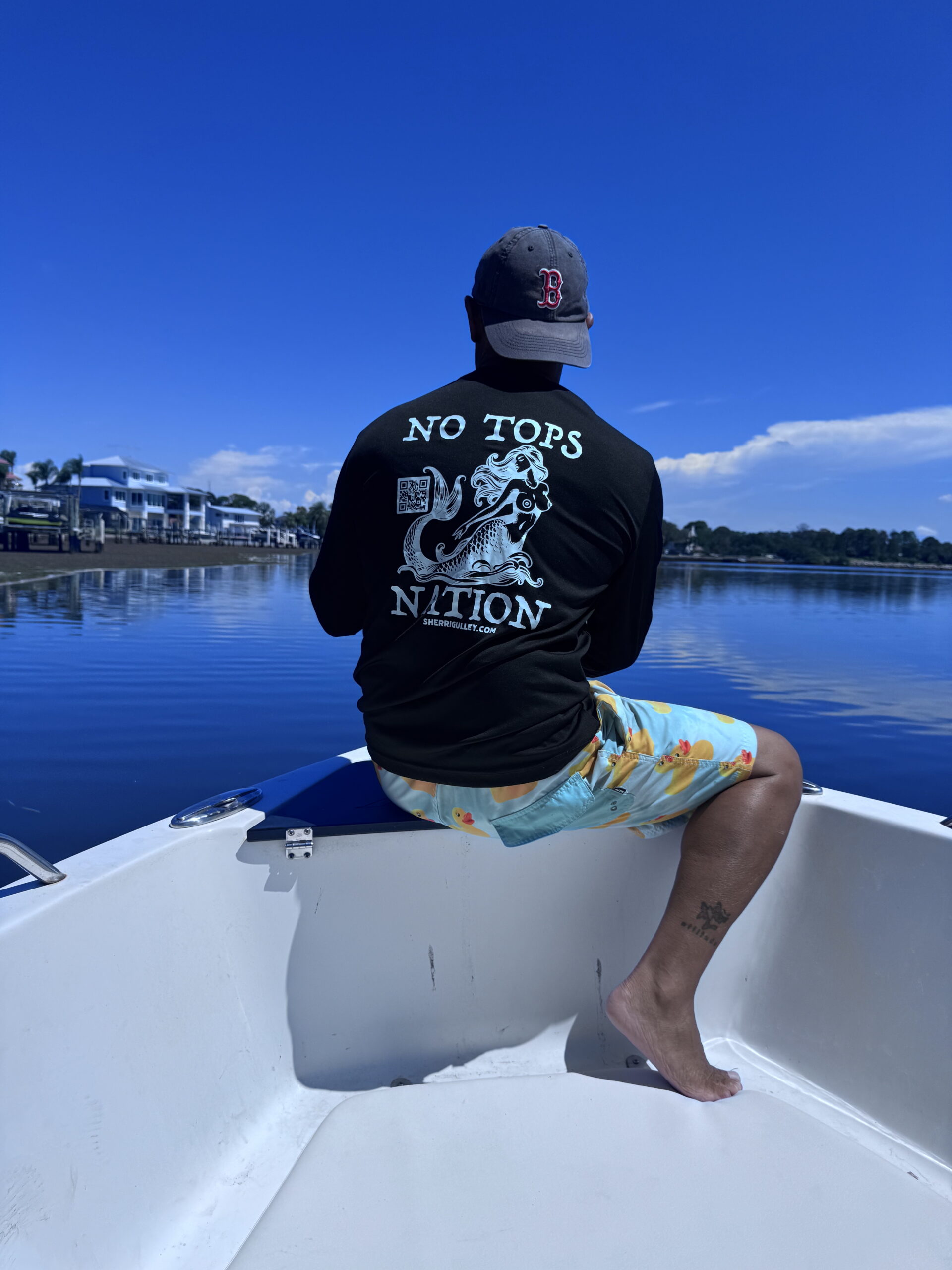 No Tops Nation Black Rash Guard